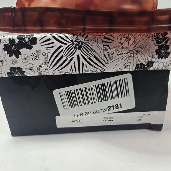 CL by Laundry Jaylen Translucent Tortoise Shell Slip-on Jelly Slide Sandals Sz 7 - Picture 13 of 14